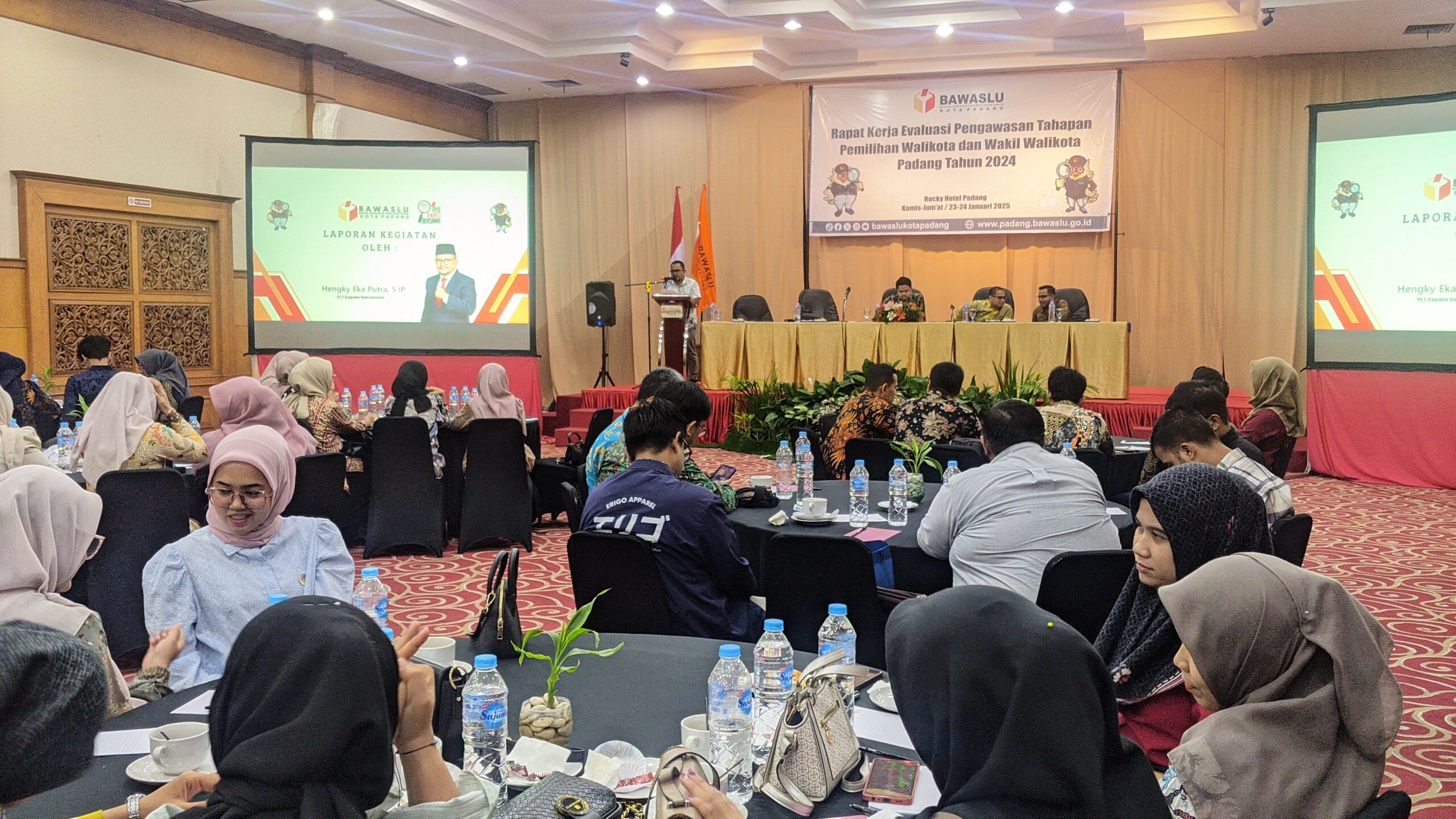 Bawaslu Kota Padang Gelar Rapat Kerja Evaluasi Pengawasan Tahapan Pemilihan Walikota dan Wakil Walikota Padang Tahun 2024