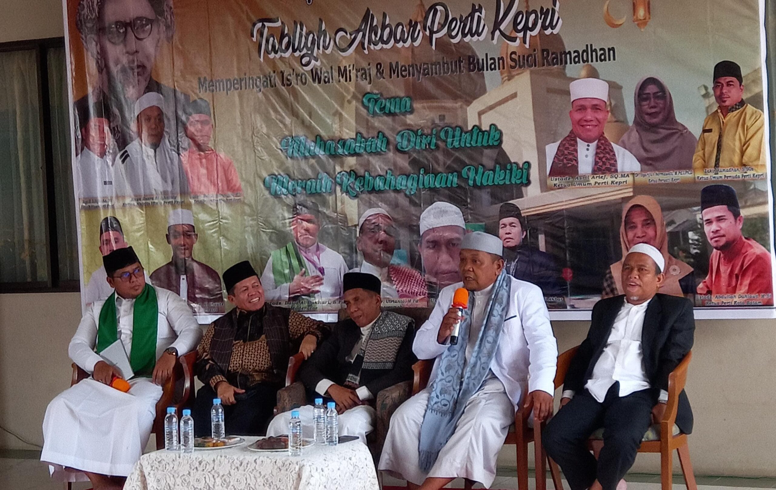 PERTI Kepri Gelar Tabligh Akbar Peringatan Israk Mikraj dan Sambut Ramadhan 1446 H